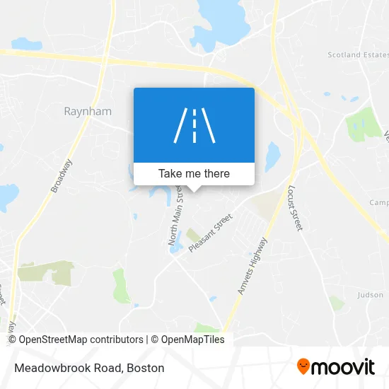 Meadowbrook Road map