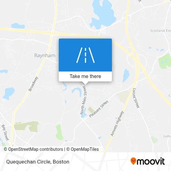 Quequechan Circle map