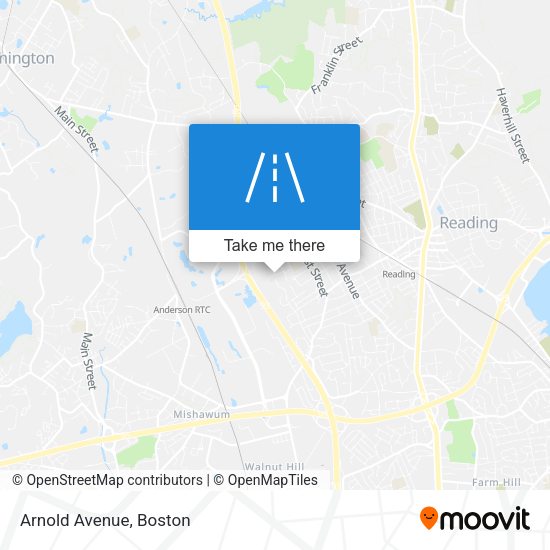 Mapa de Arnold Avenue