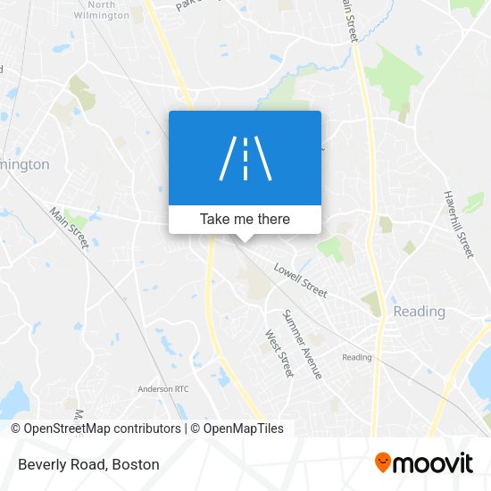 Mapa de Beverly Road