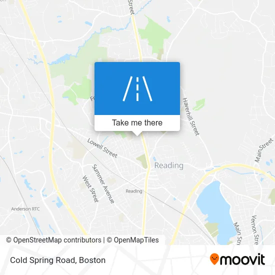 Cold Spring Road map