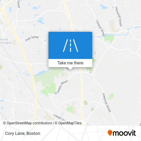 Cory Lane map