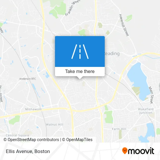 Ellis Avenue map