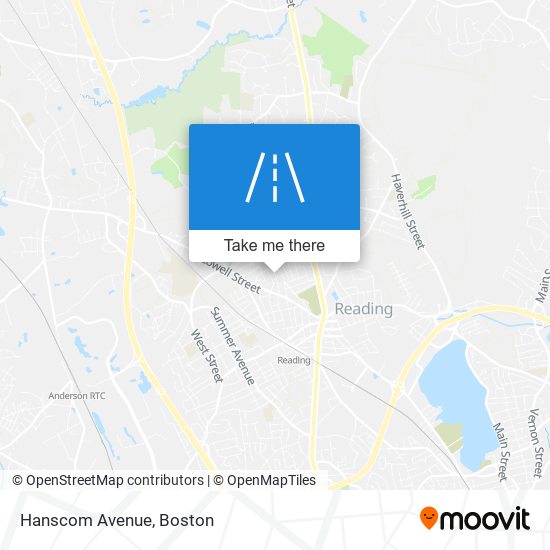 Hanscom Avenue map