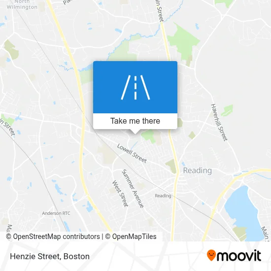 Henzie Street map