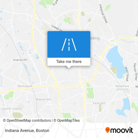 Indiana Avenue map