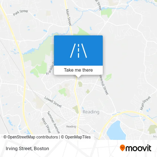 Irving Street map