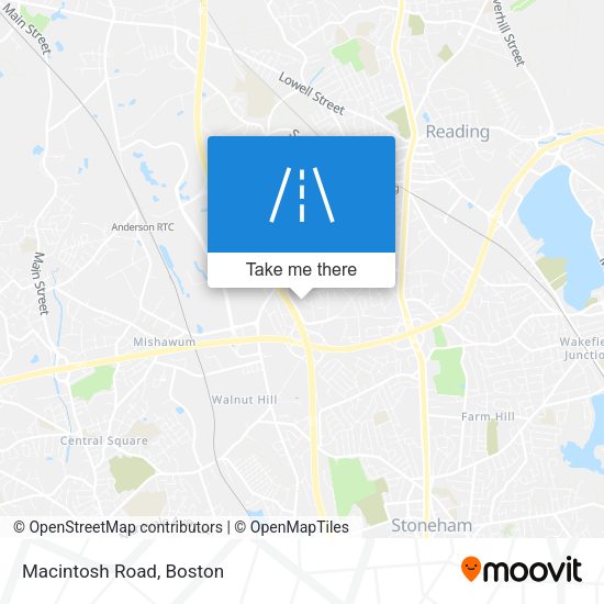 Mapa de Macintosh Road
