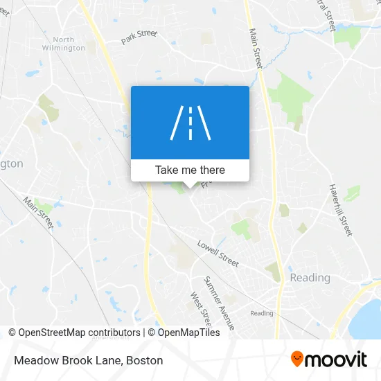 Meadow Brook Lane map