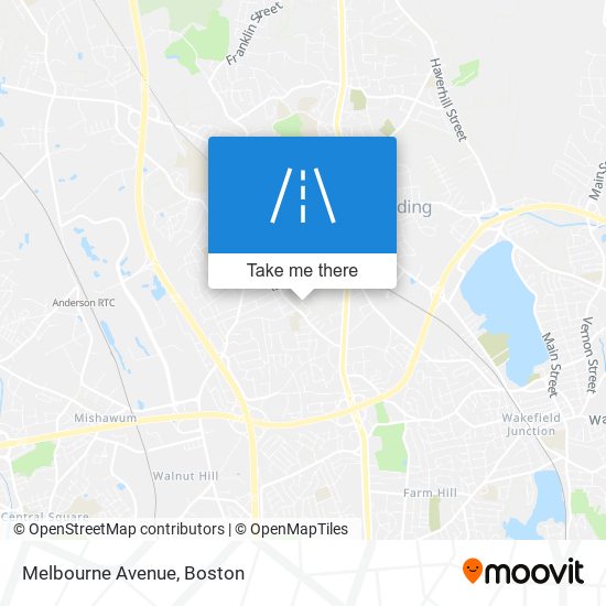 Mapa de Melbourne Avenue
