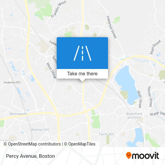 Mapa de Percy Avenue