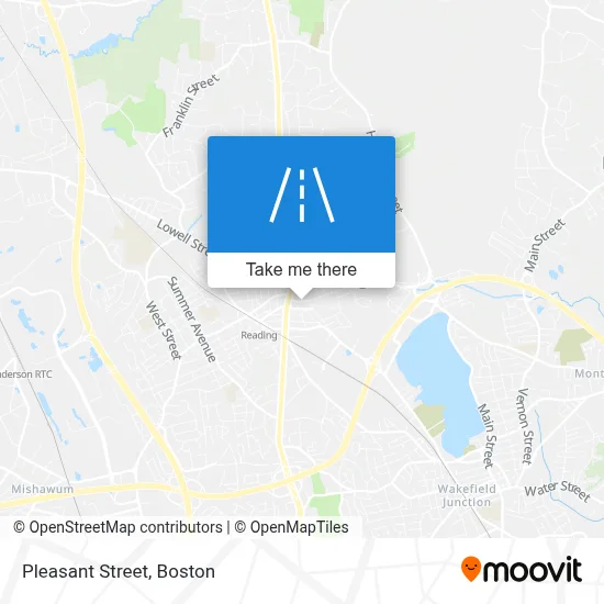 Pleasant Street map