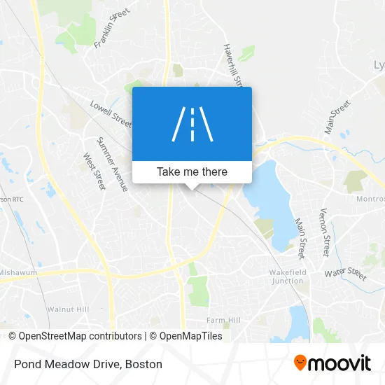 Pond Meadow Drive map