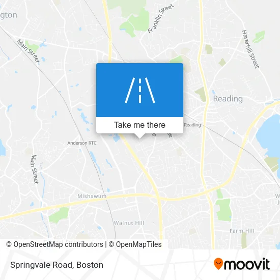 Springvale Road map