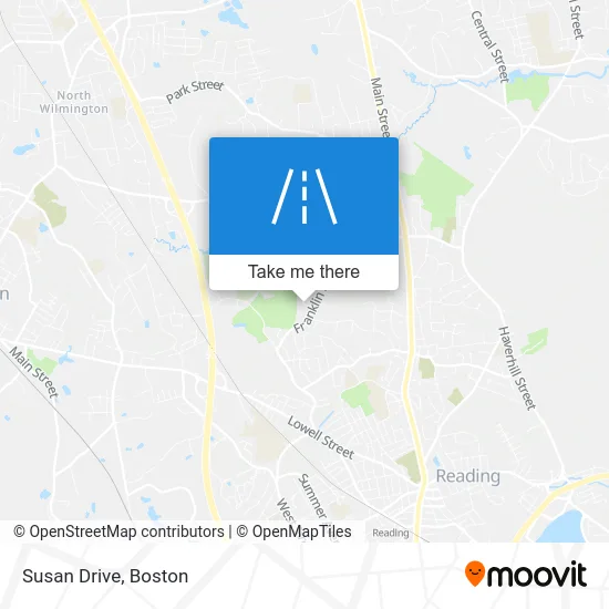 Susan Drive map
