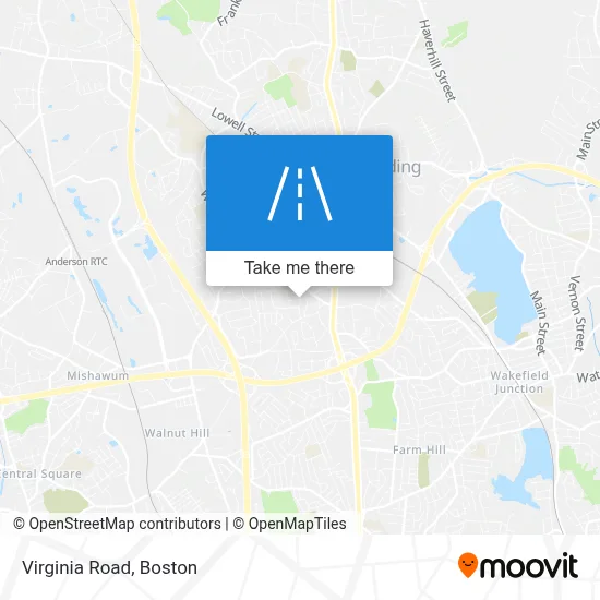 Virginia Road map