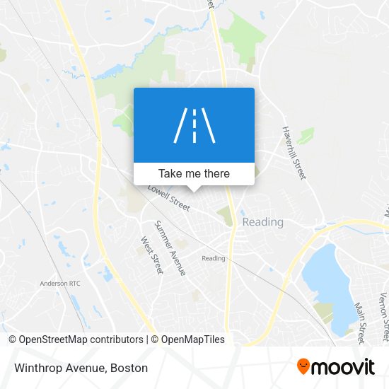 Mapa de Winthrop Avenue