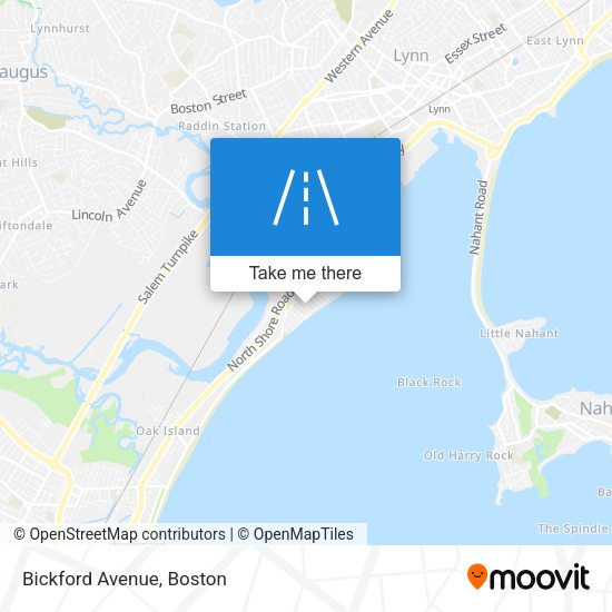 Mapa de Bickford Avenue