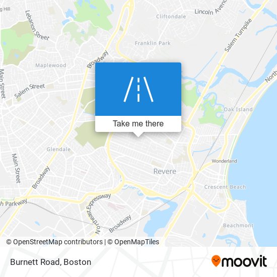 Burnett Road map