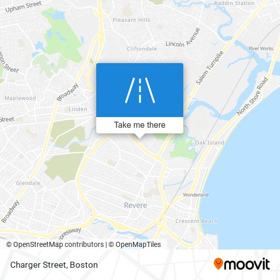 Charger Street map