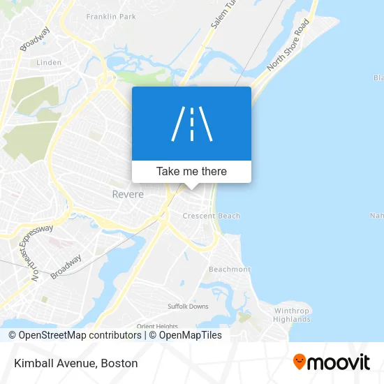 Kimball Avenue map