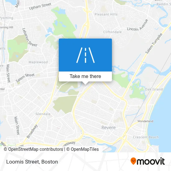 Loomis Street map