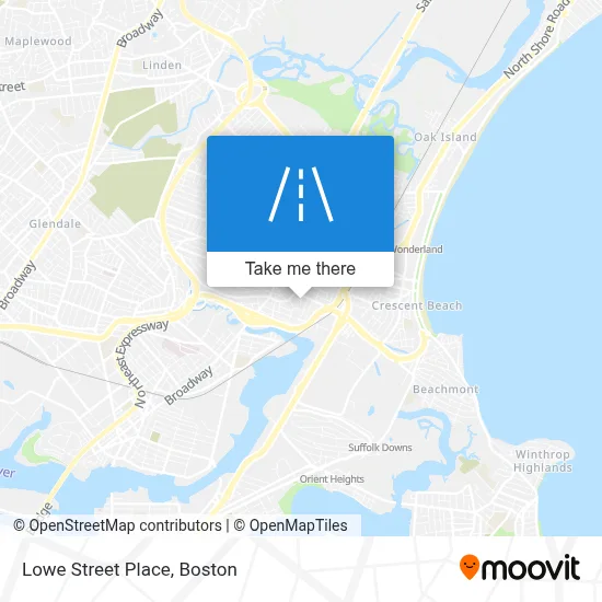 Lowe Street Place map