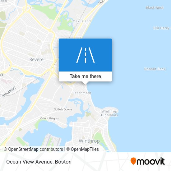 Mapa de Ocean View Avenue