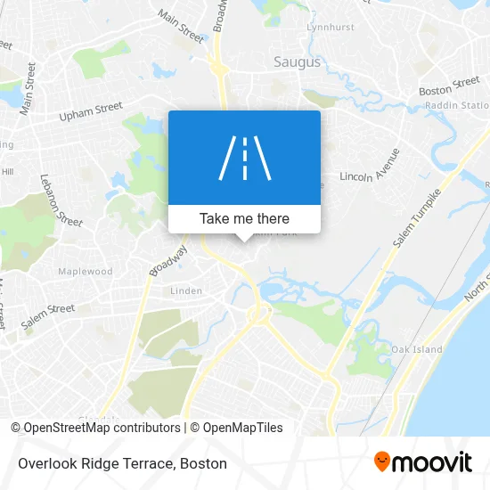 Overlook Ridge Terrace map