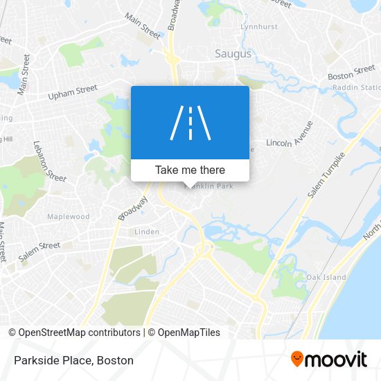 Mapa de Parkside Place