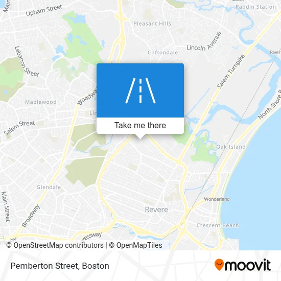 Pemberton Street map