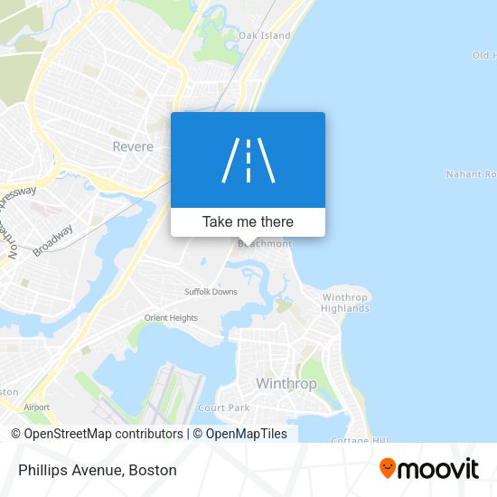 Mapa de Phillips Avenue
