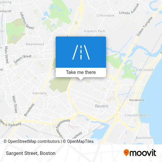 Sargent Street map