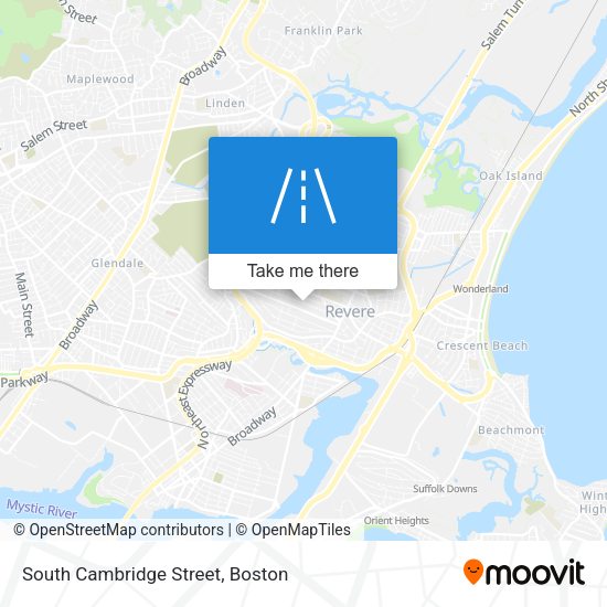Mapa de South Cambridge Street