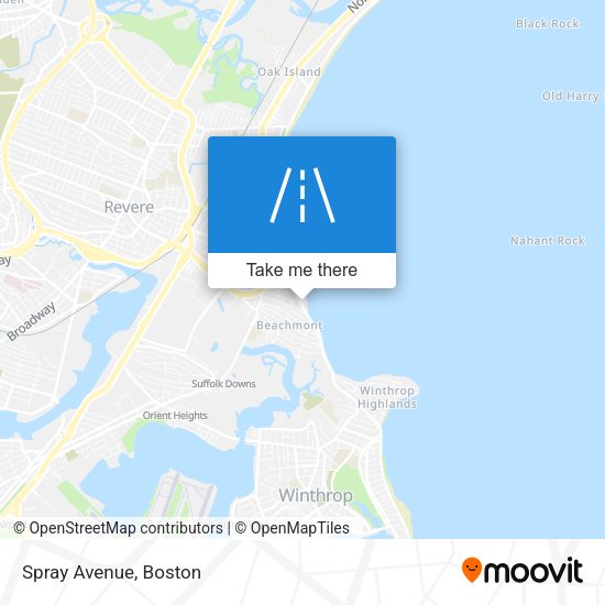 Mapa de Spray Avenue