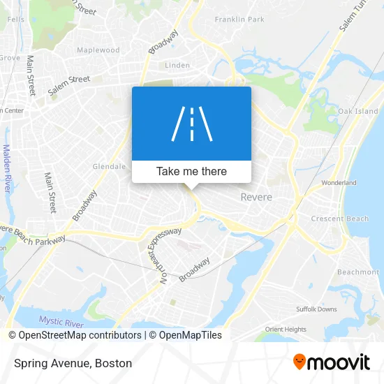 Spring Avenue map