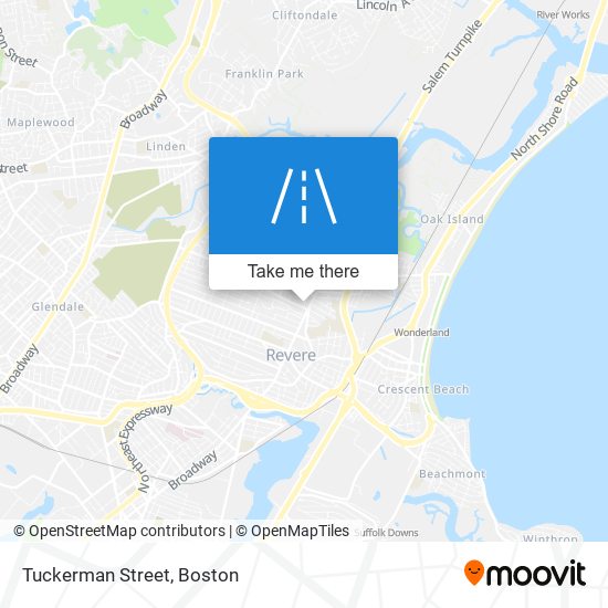 Tuckerman Street map