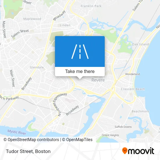 Tudor Street map