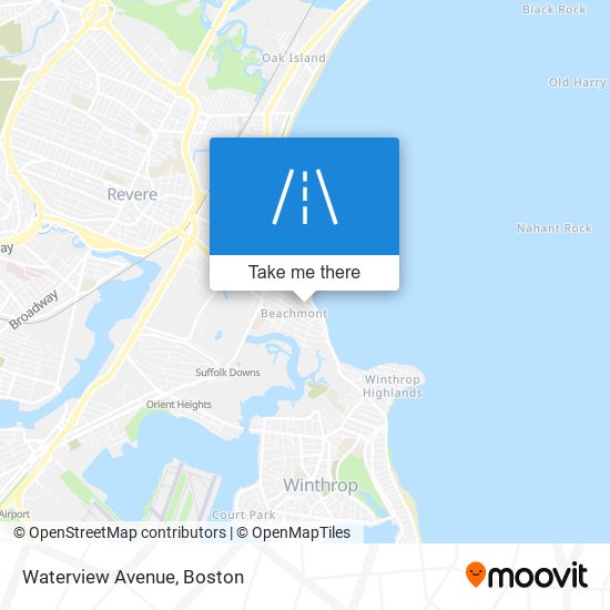 Mapa de Waterview Avenue