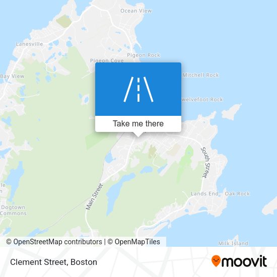 Mapa de Clement Street