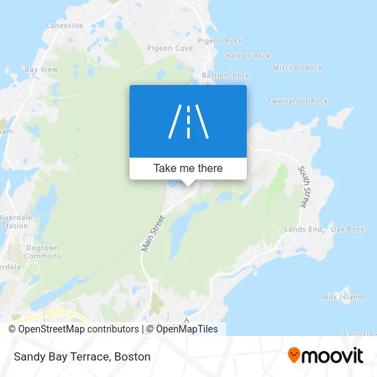 Sandy Bay Terrace map