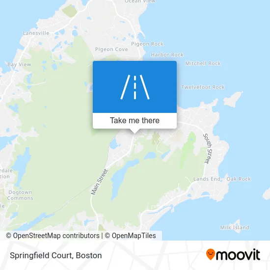 Springfield Court map