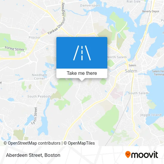 Aberdeen Street map