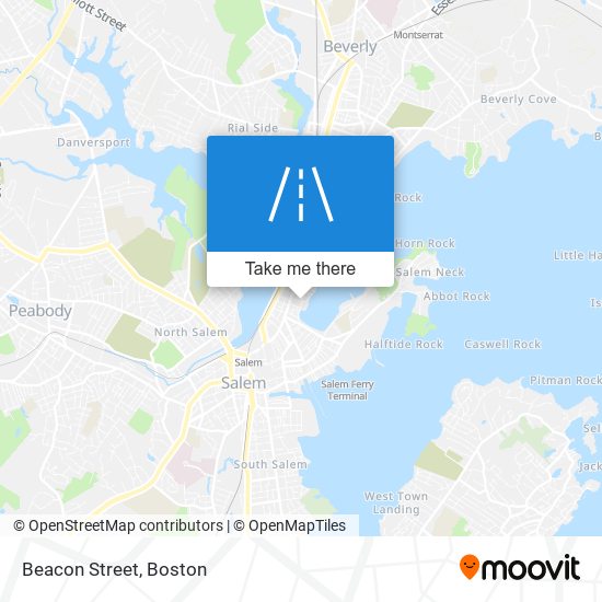 Mapa de Beacon Street