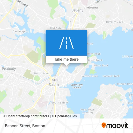 Beacon Street map