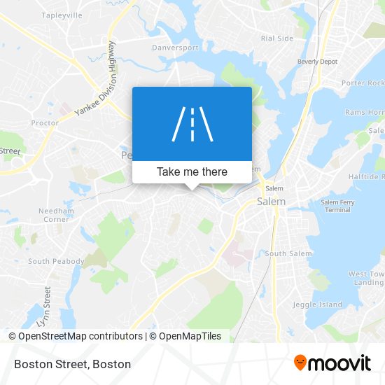 Mapa de Boston Street