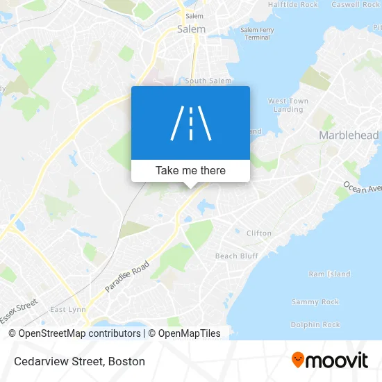 Cedarview Street map