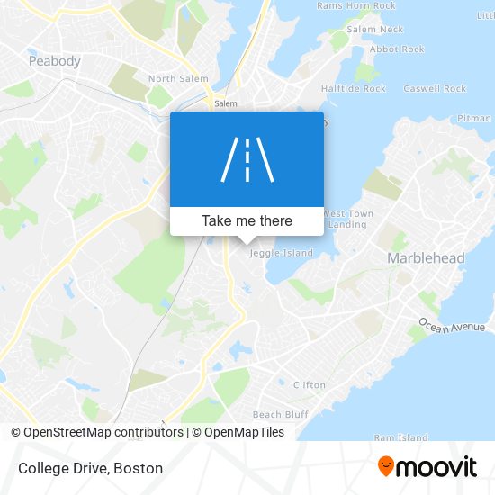 College Drive map