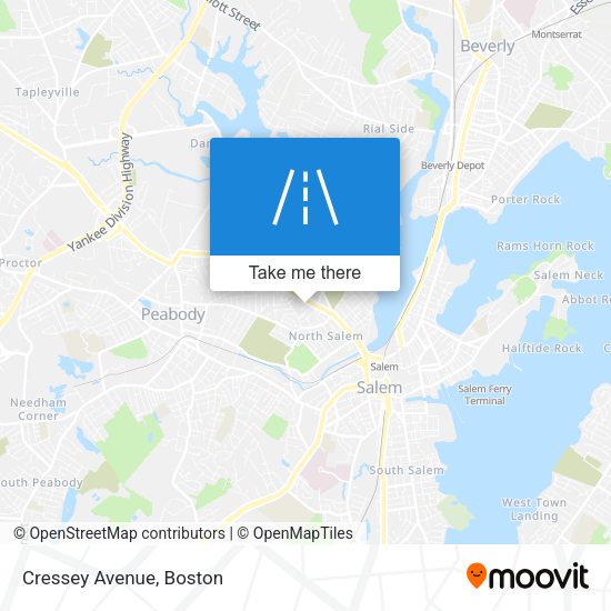 Mapa de Cressey Avenue