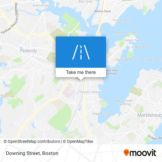 Mapa de Downing Street